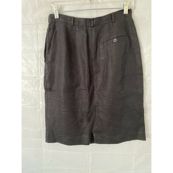 Liz Claiborne Womens Skirt Linen SZ 8 Vintage 80s‎ Lined French Country Style - Picture 2 of 10